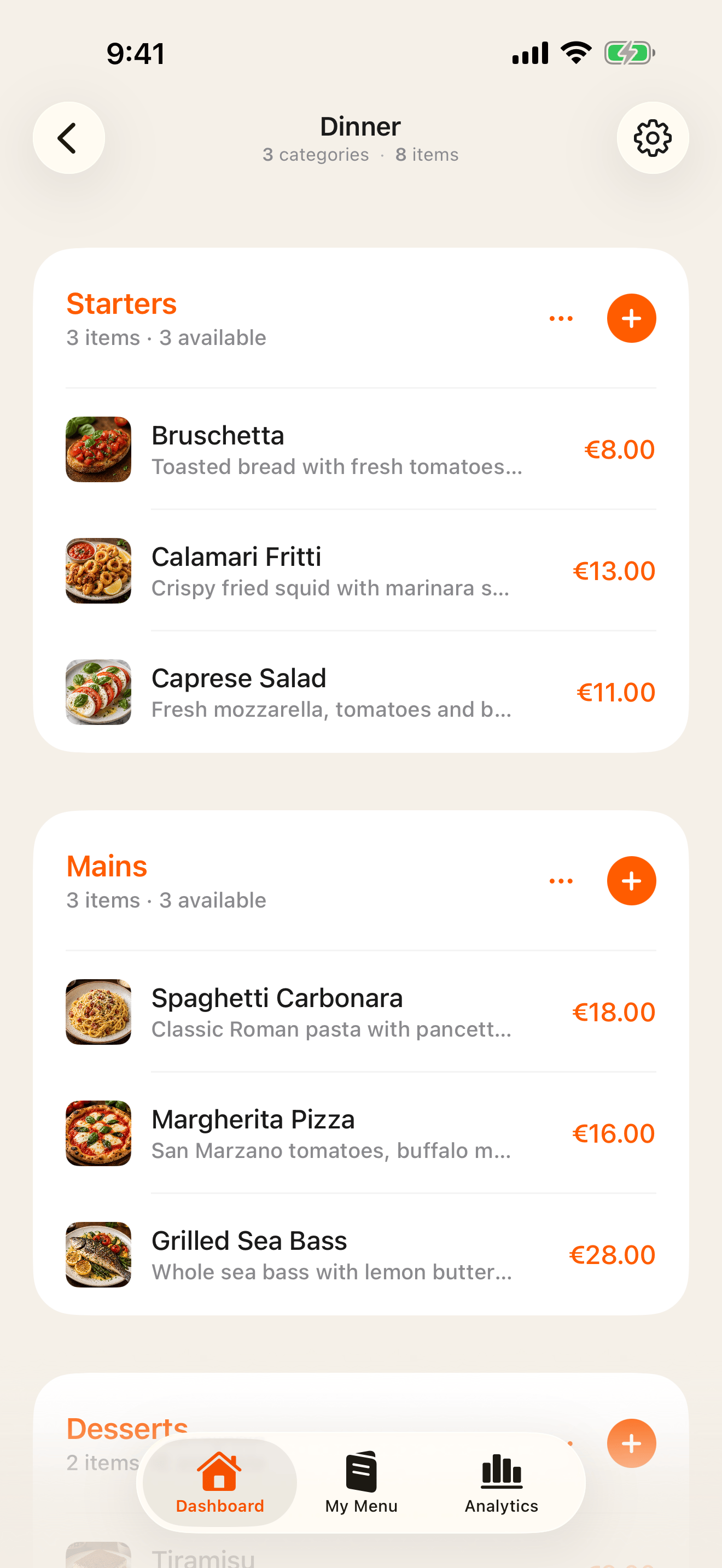 Menu Builder